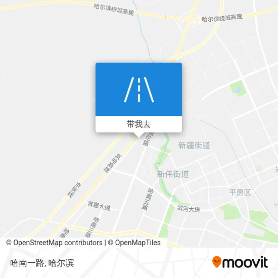 哈南一路地图