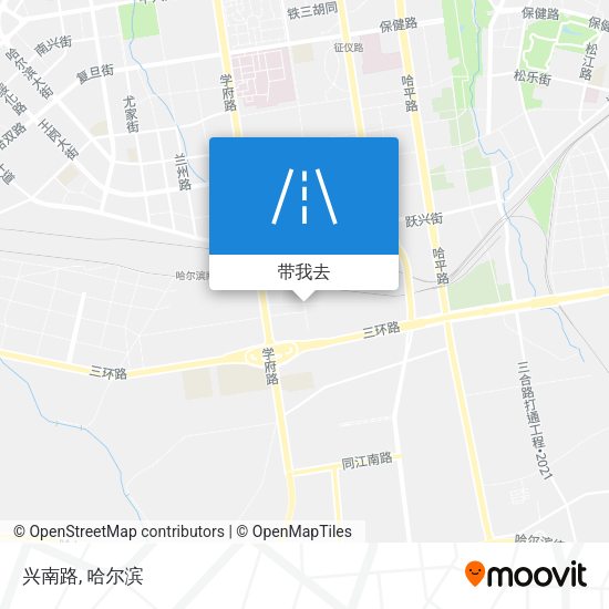 兴南路地图