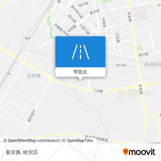 新京路地图