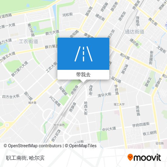 职工南街地图