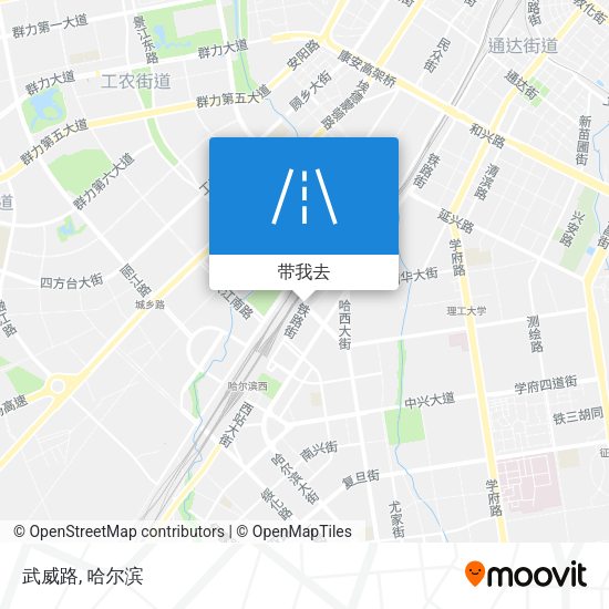 武威路地图
