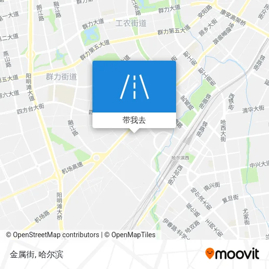 金属街地图