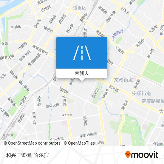 和兴三道街地图