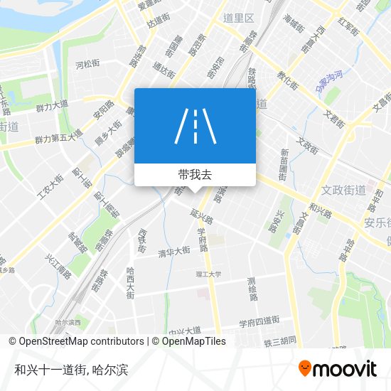 和兴十一道街地图