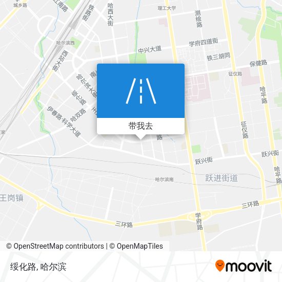 绥化路地图