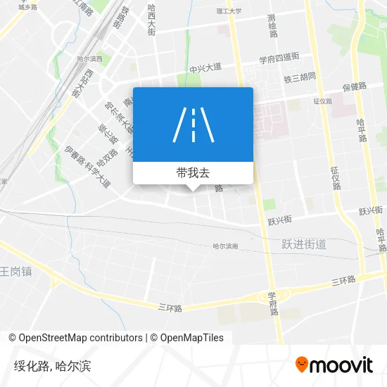 绥化路地图