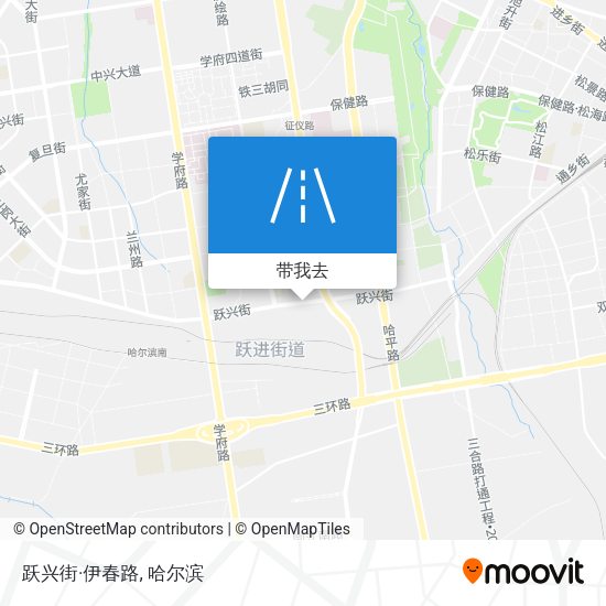 跃兴街·伊春路地图