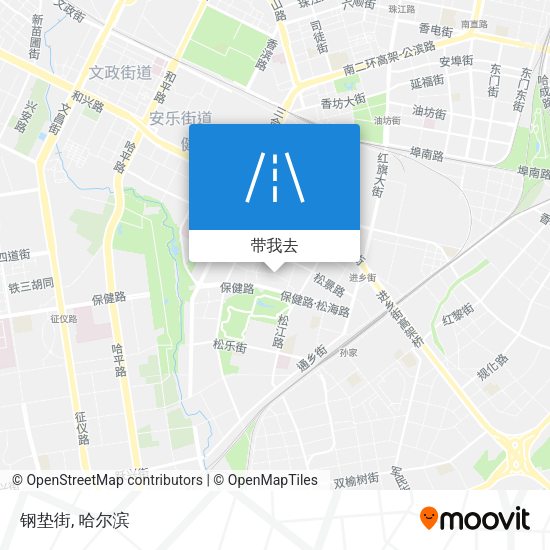 钢垫街地图