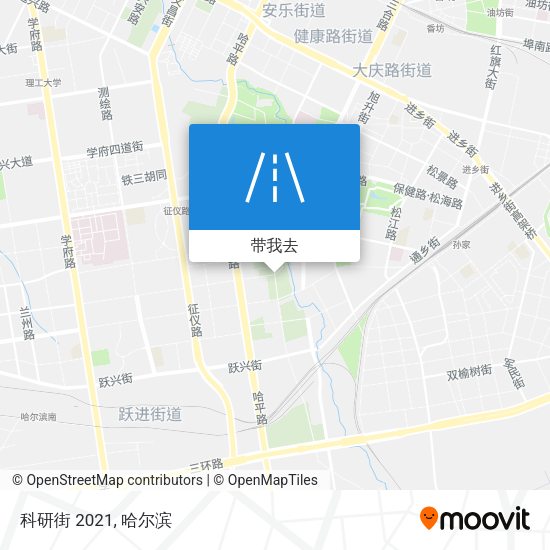 科研街 2021地图