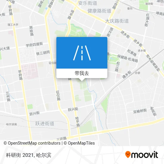 科研街 2021地图