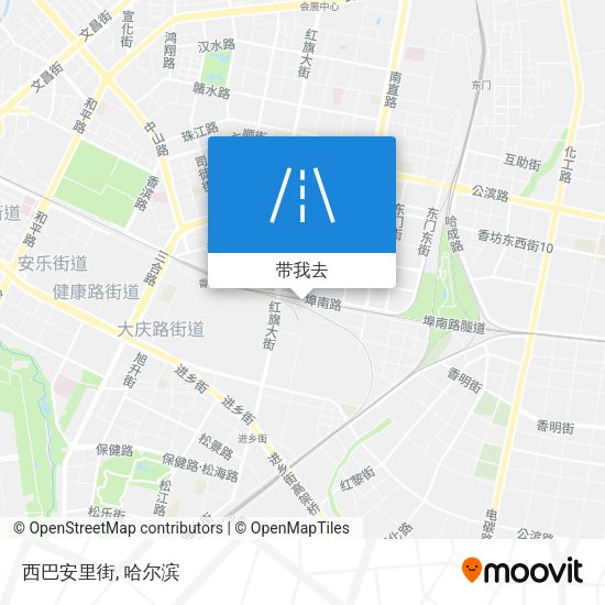 西巴安里街地图