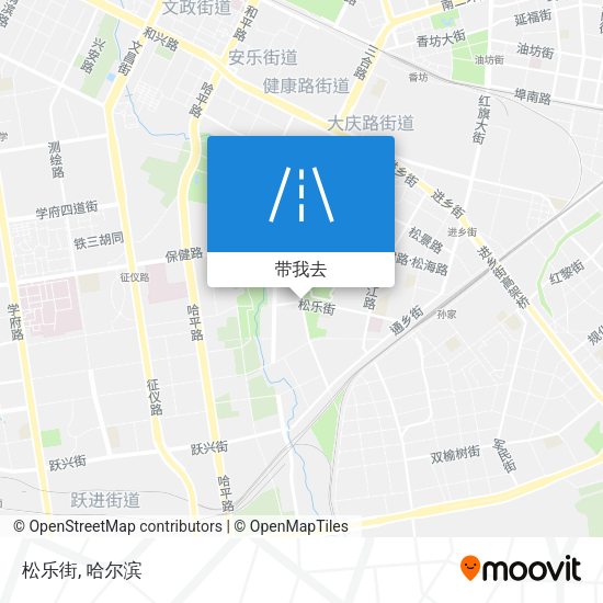 松乐街地图