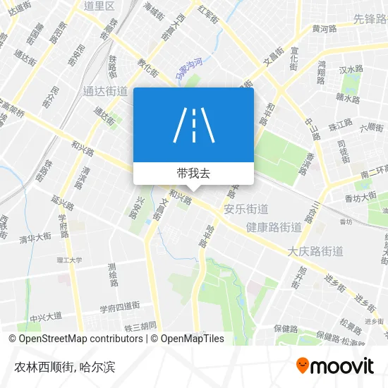 农林西顺街地图