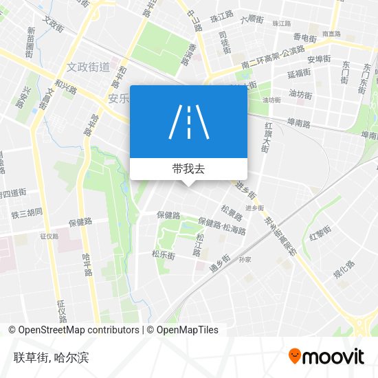 联草街地图