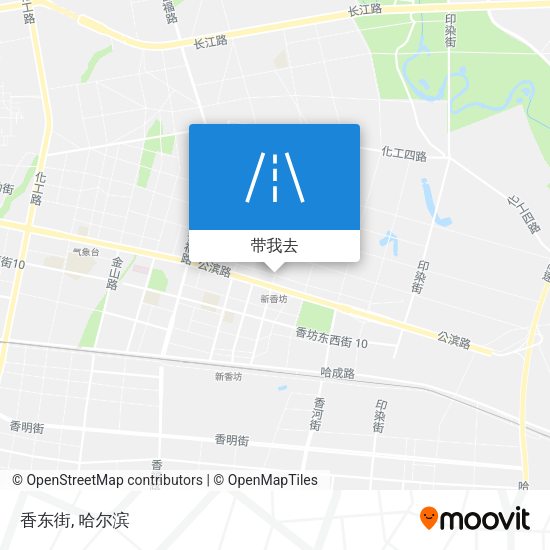 香东街地图