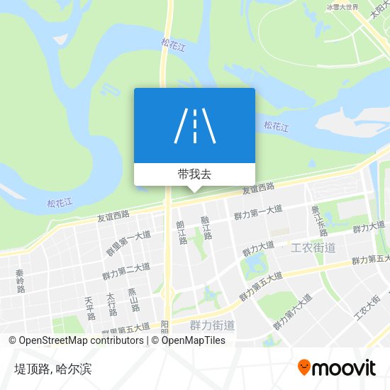 堤顶路地图