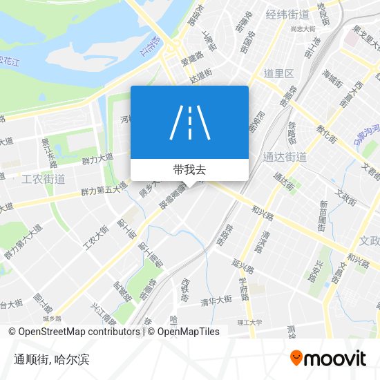 通顺街地图