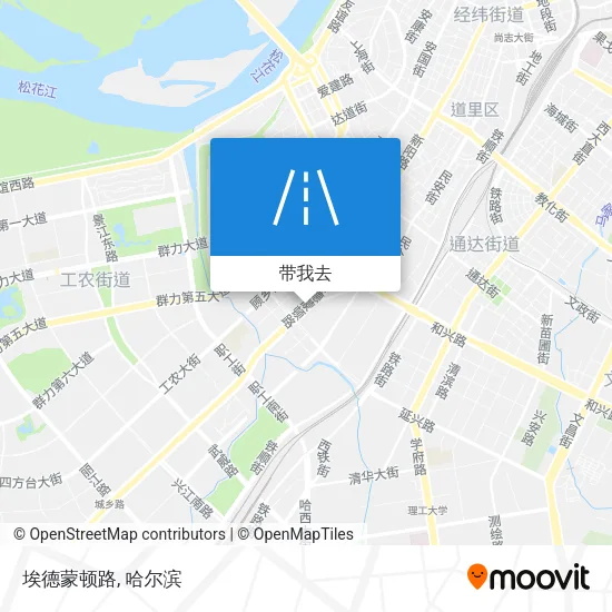 埃德蒙顿路地图