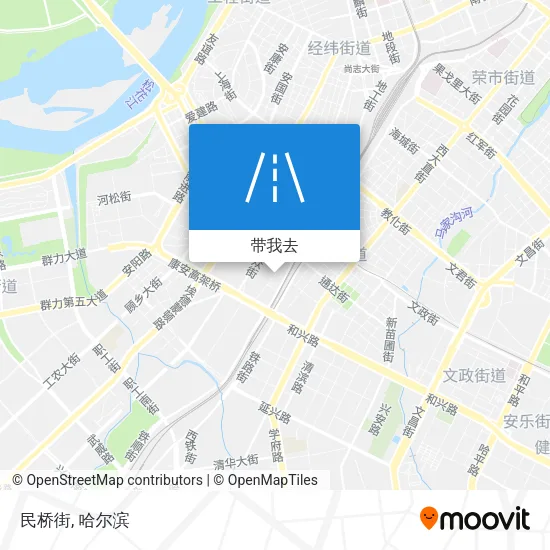 民桥街地图