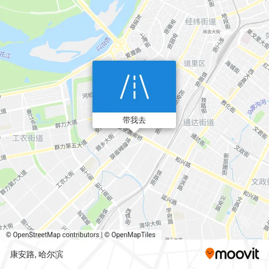 康安路地图