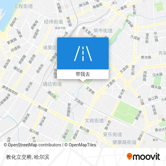教化立交桥地图