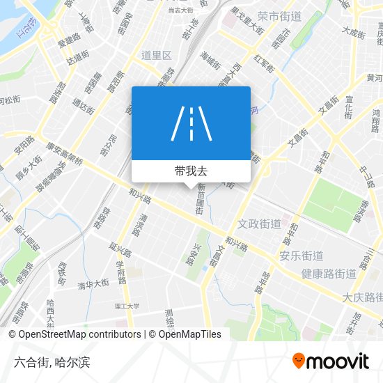 六合街地图