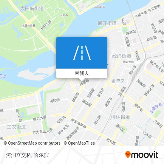 河润立交桥地图