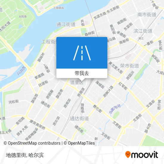 地德里街地图