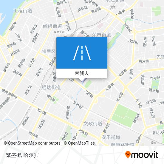繁盛街地图
