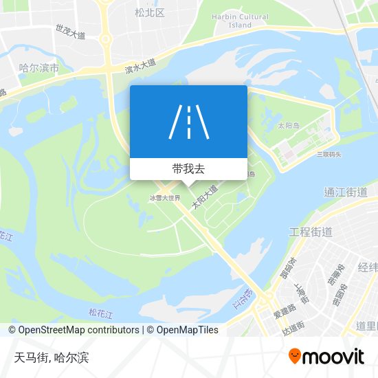 天马街地图