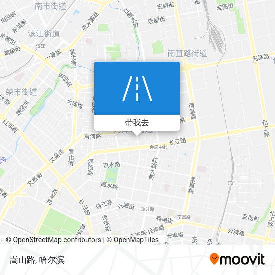 嵩山路地图