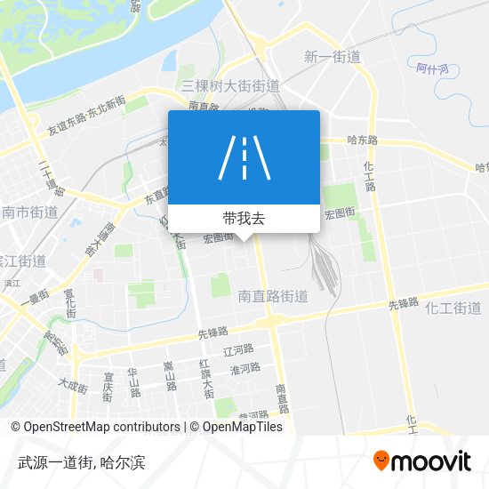 武源一道街地图