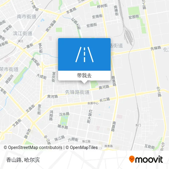 香山路地图