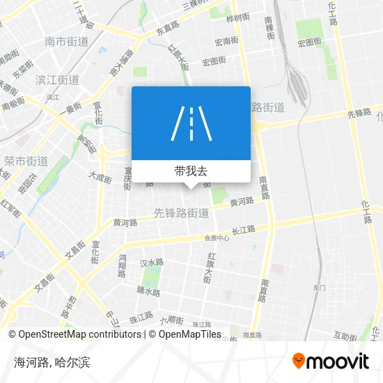 海河路地图