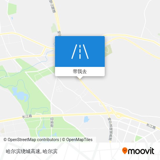 哈尔滨绕城高速地图