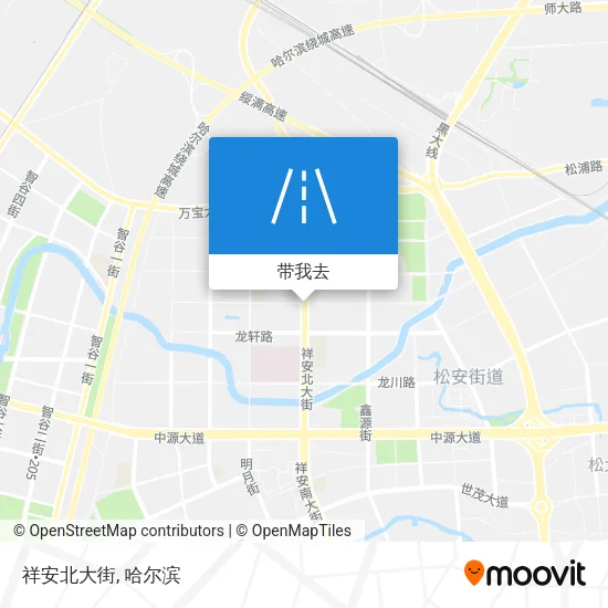 祥安北大街地图