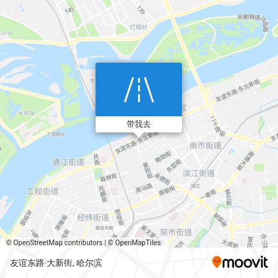 友谊东路·大新街地图