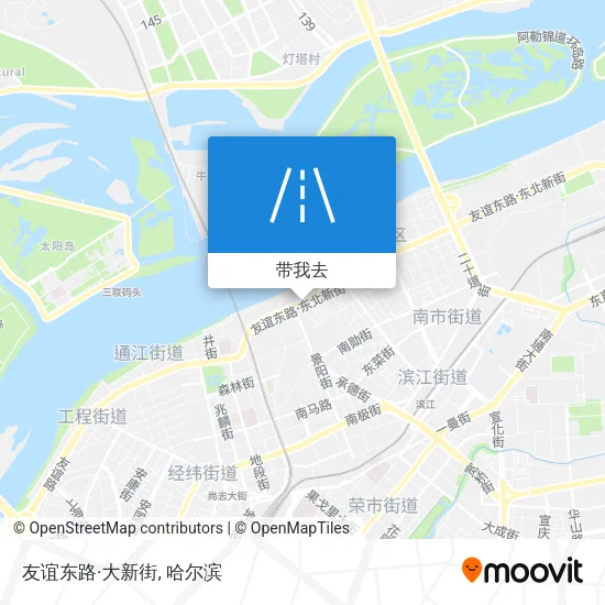 友谊东路·大新街地图
