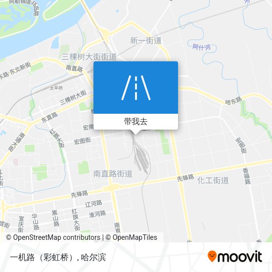 一机路（彩虹桥）地图
