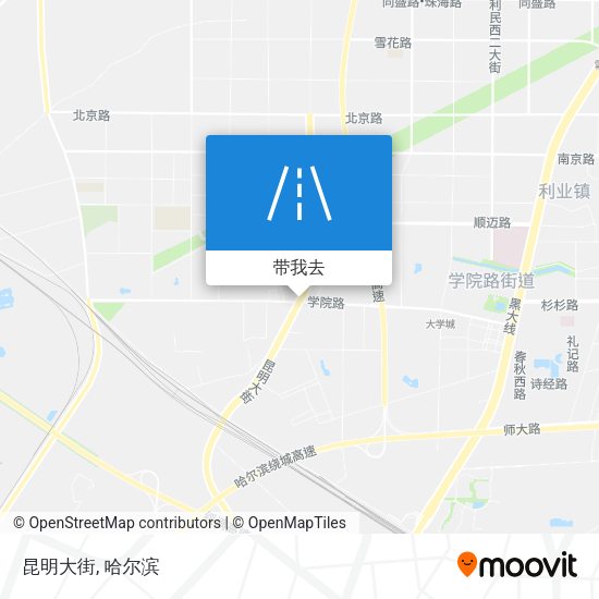 昆明大街地图