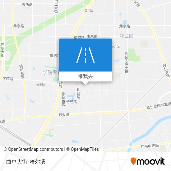 曲阜大街地图