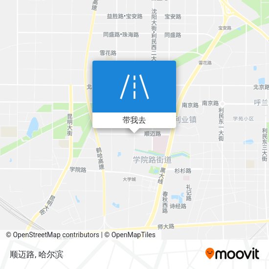 顺迈路地图