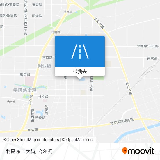 利民东二大街地图
