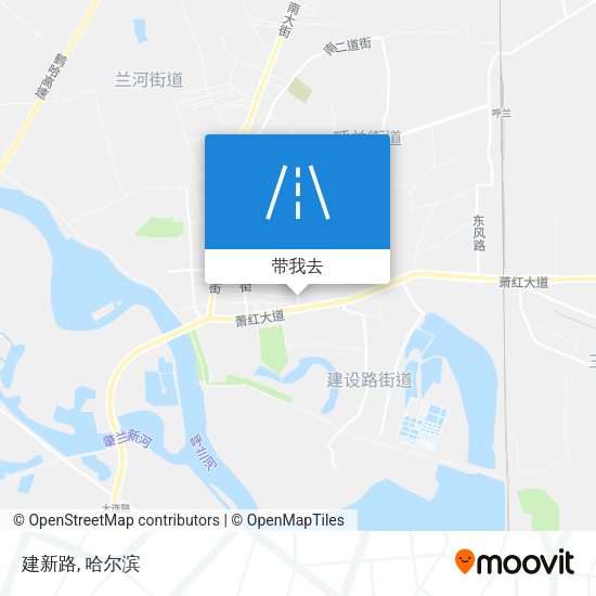建新路地图