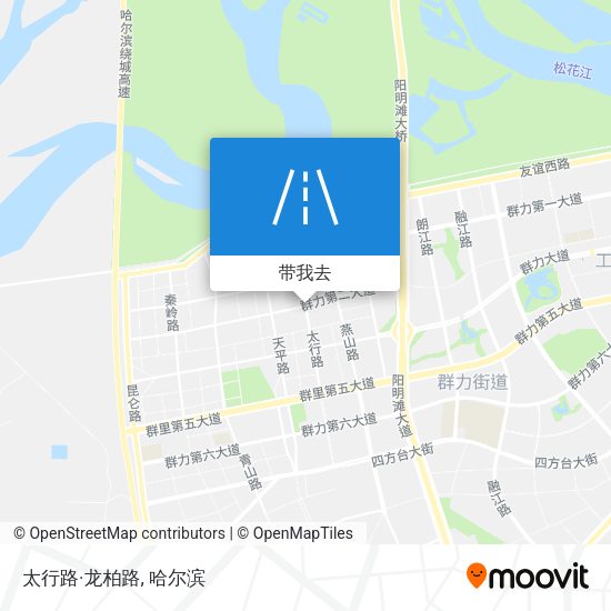 太行路·龙柏路地图