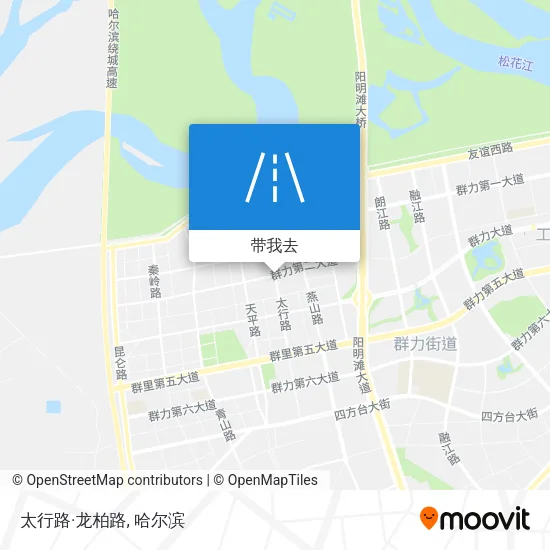 太行路·龙柏路地图