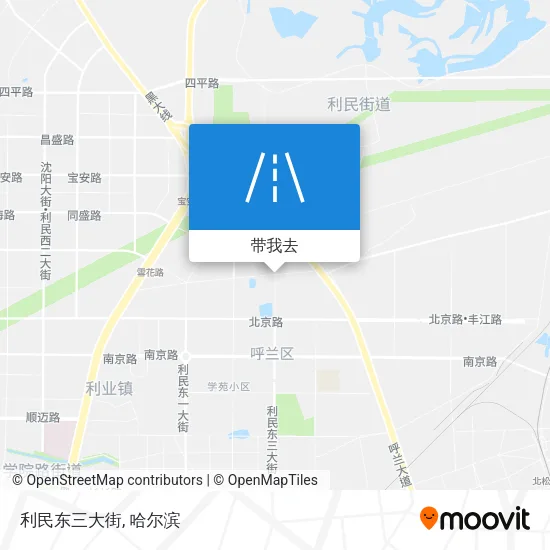 利民东三大街地图