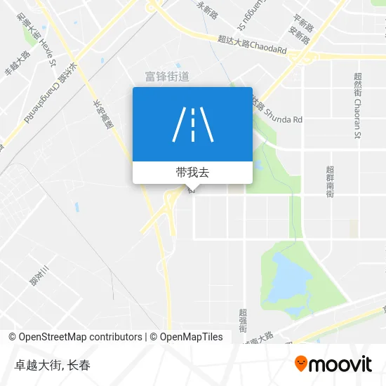 卓越大街地图