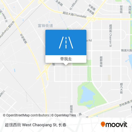 超强西街 West Chaoqiang St地图