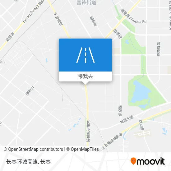 长春环城高速地图